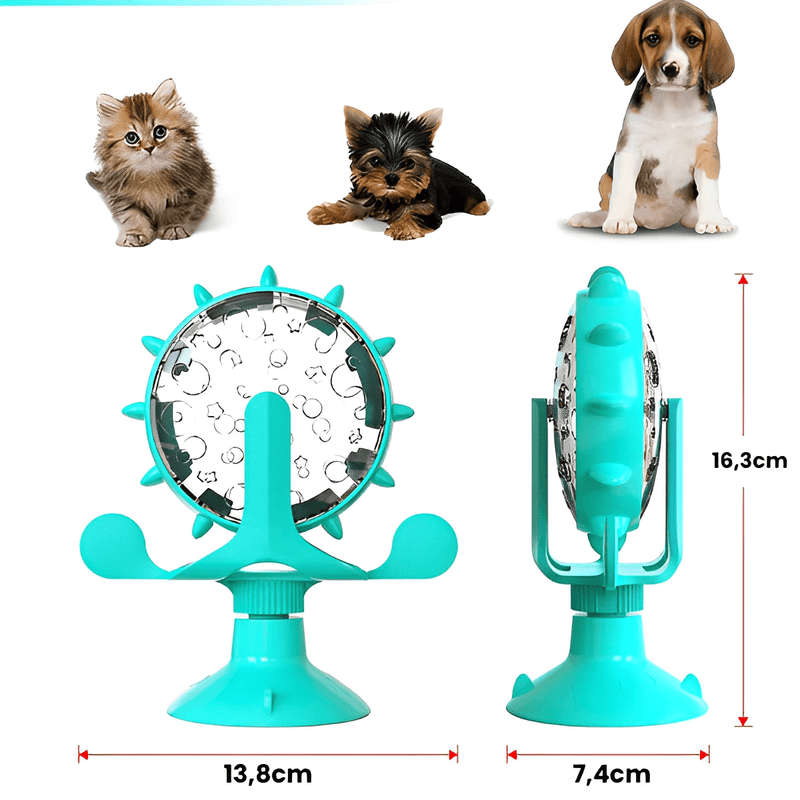 Brinquedo Comedouro Interativo Para Cachorro e Gato - Pet Wheels